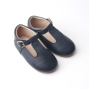 Navy Blue T-Bar Shoes for kids | Unisex shoes
